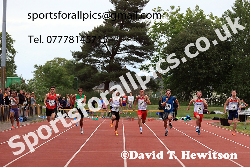 The 100 metres, 2025 NEGP No 3, Monkton. Photo: David T. Hewitson/Sports for All Pics